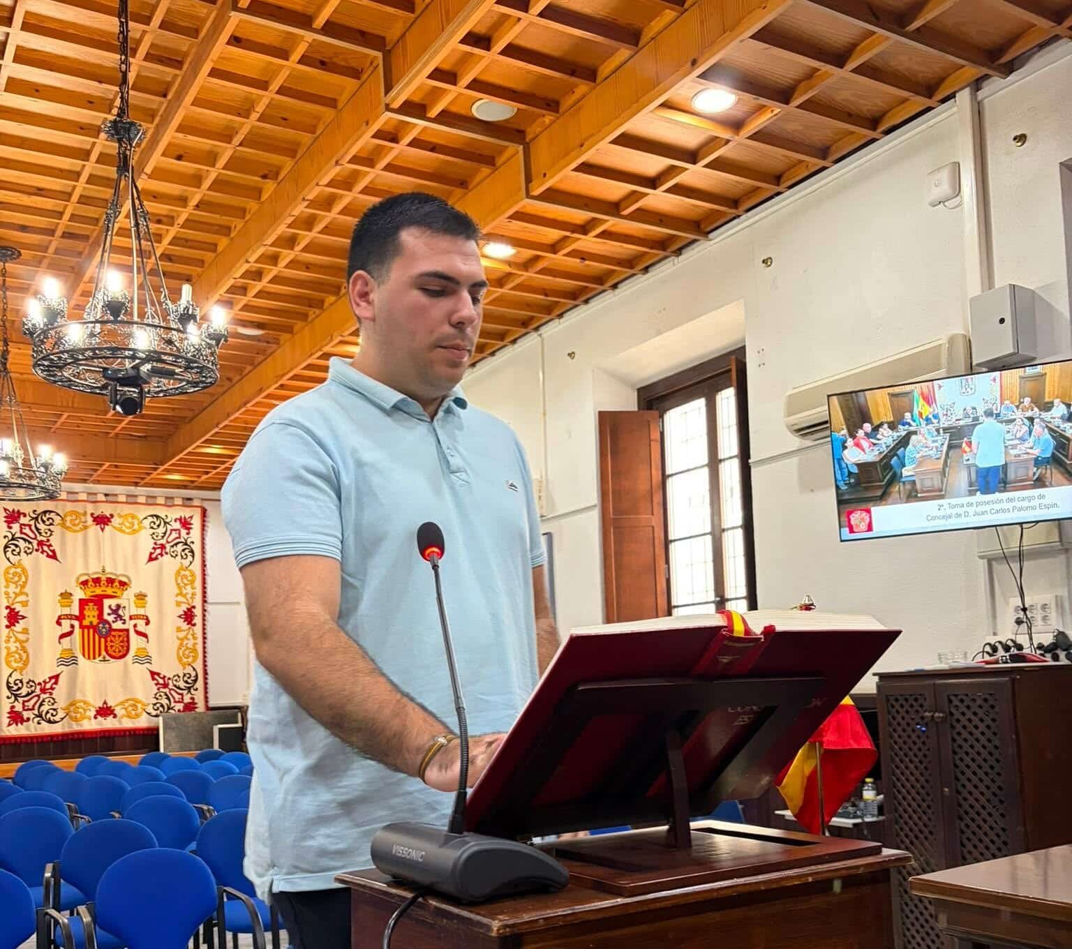 Juan C. Palomo es el tercer edil socialista de Huércal Overa que entra en el Ayuntamiento para cubrir un cese
